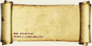 Tijana Mihailović vizit kartica